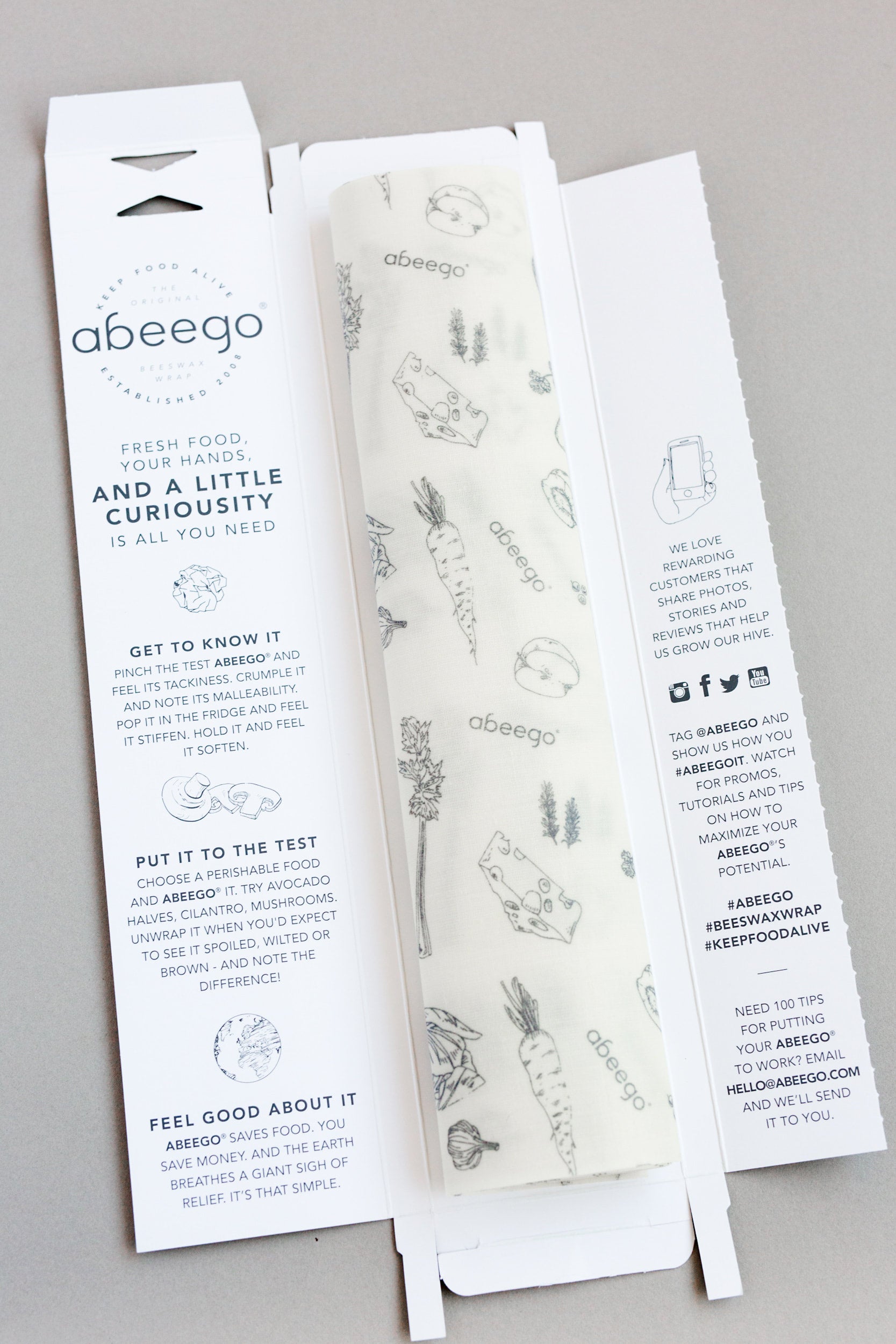 Abeego Beeswax Food Wraps